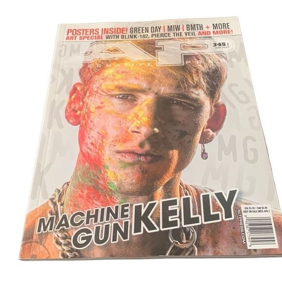 Pre Owned Alternative Press AP April 2017 Issue #345.1 Machine Gun Kelly - Picture 2 of 8